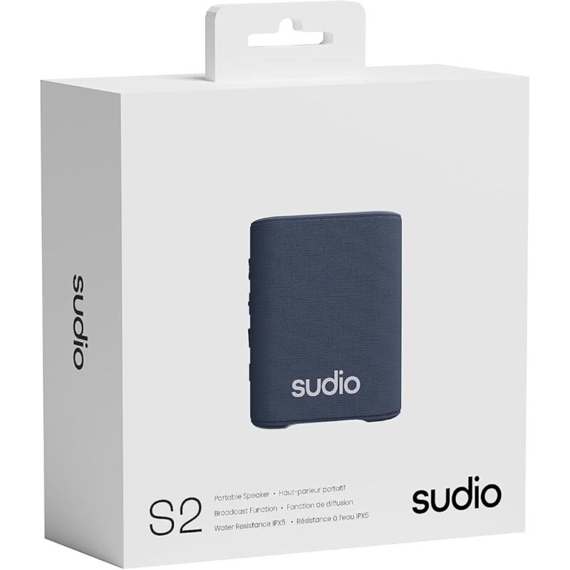 Sudio Altavoz Bluetooth S2 Compacto con Sonido Premium y Resistencia IPX5 - Imagen 3