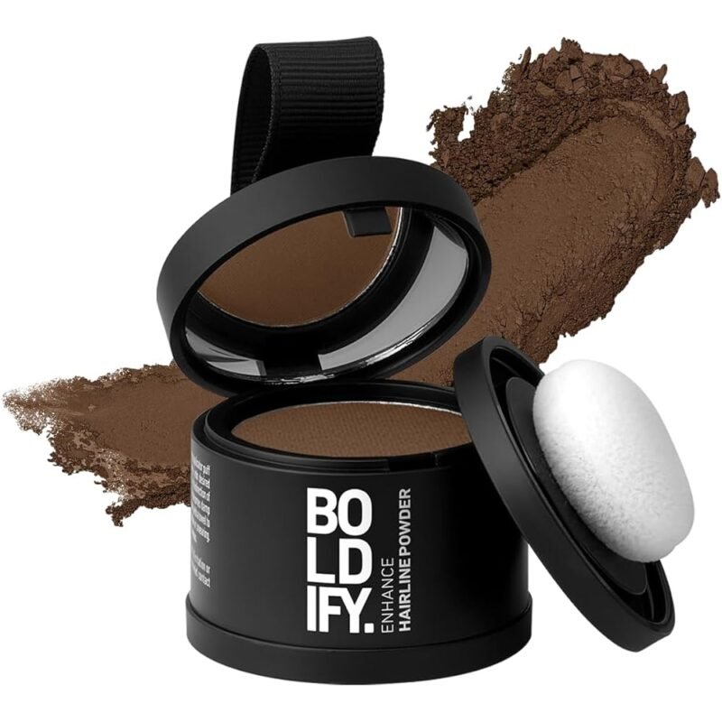 BOLDIFY Polvo de Línea Capilar Marrón Claro para Pérdida de Cabello