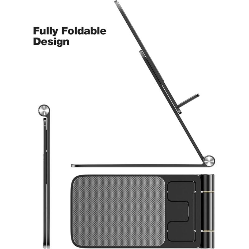 MEISO Soporte para Teléfono Celular Plegable para Escritorio Negro - Imagen 2