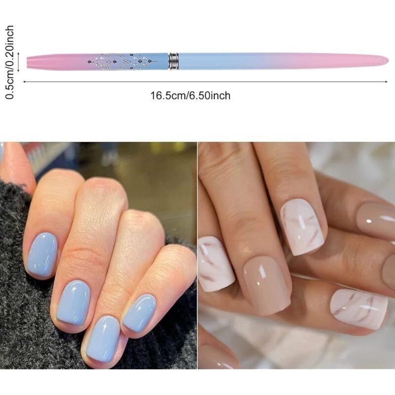 INENK Cepillos de limpieza de uñas para eliminar esmalte de cutículas - Imagen 9