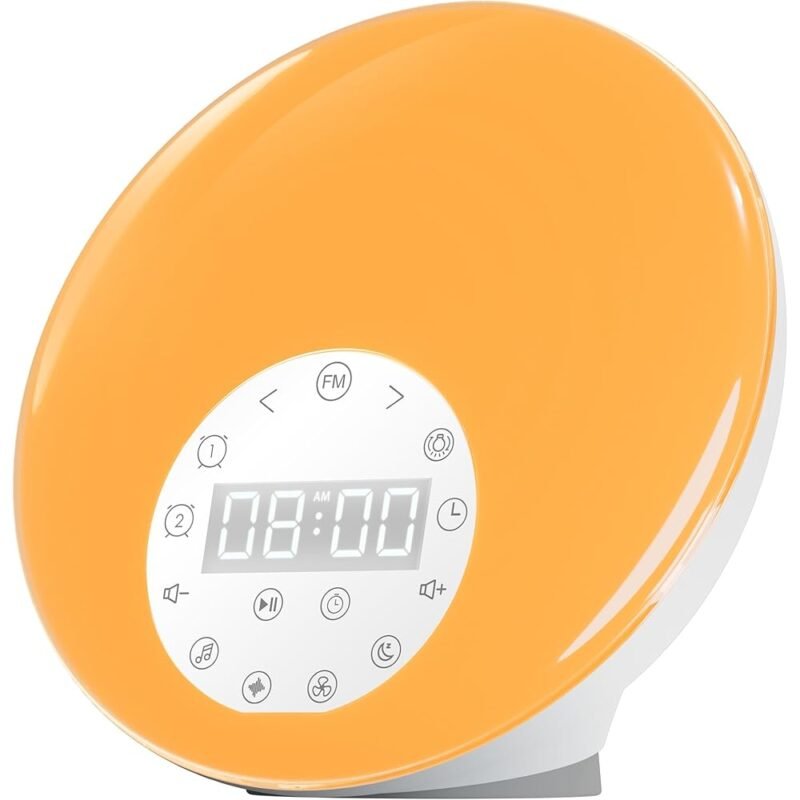 Reloj Despertador de Amanecer para Niños y Adultos con Sonidos Naturales