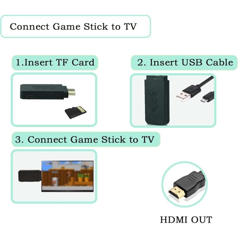 Consola de Juegos Retro 1500 Videojuegos Clásicos HDMI - Imagen 3