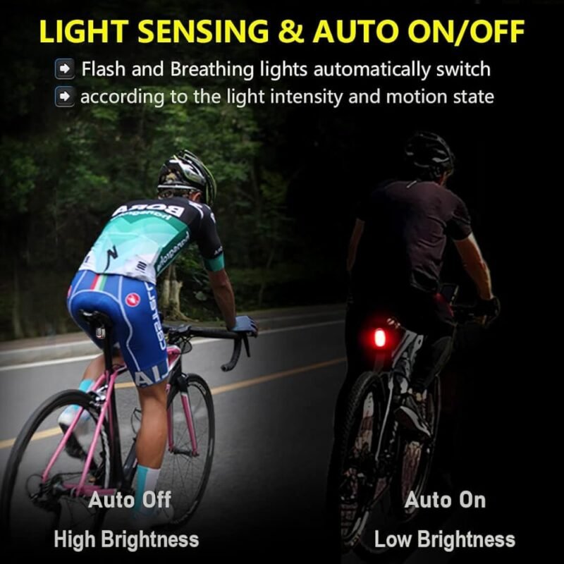 Luz Trasera de Bicicleta PADONOW con Alarma y Control Remoto - Imagen 5