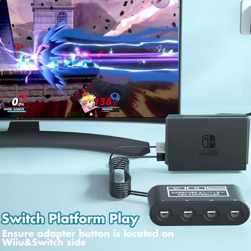 ClouDream Adaptador Gamecube para Switch Wii U y PC Controlador Gamecube - Imagen 4