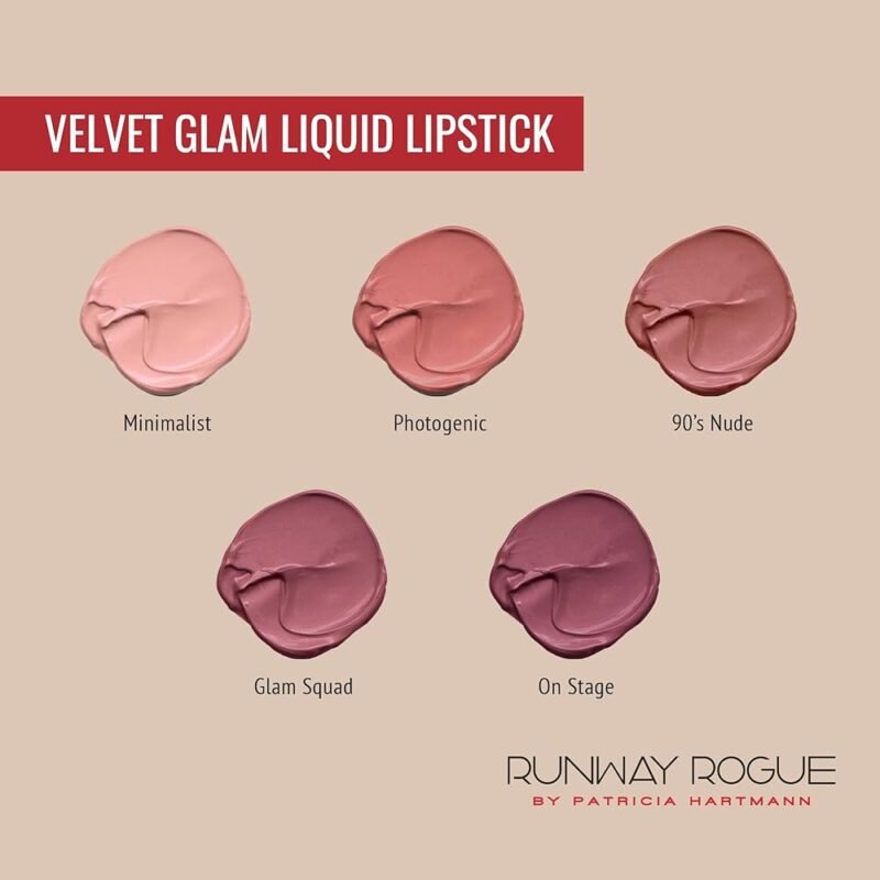 Runway Rogue Lápiz Labial Líquido Velvet Glam Glam Squad - Imagen 5