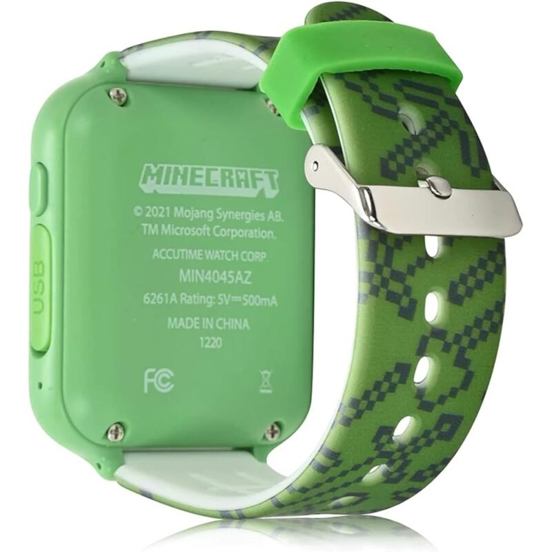 Accutime Microsoft Minecraft Green Reloj Inteligente Educativo - Imagen 4