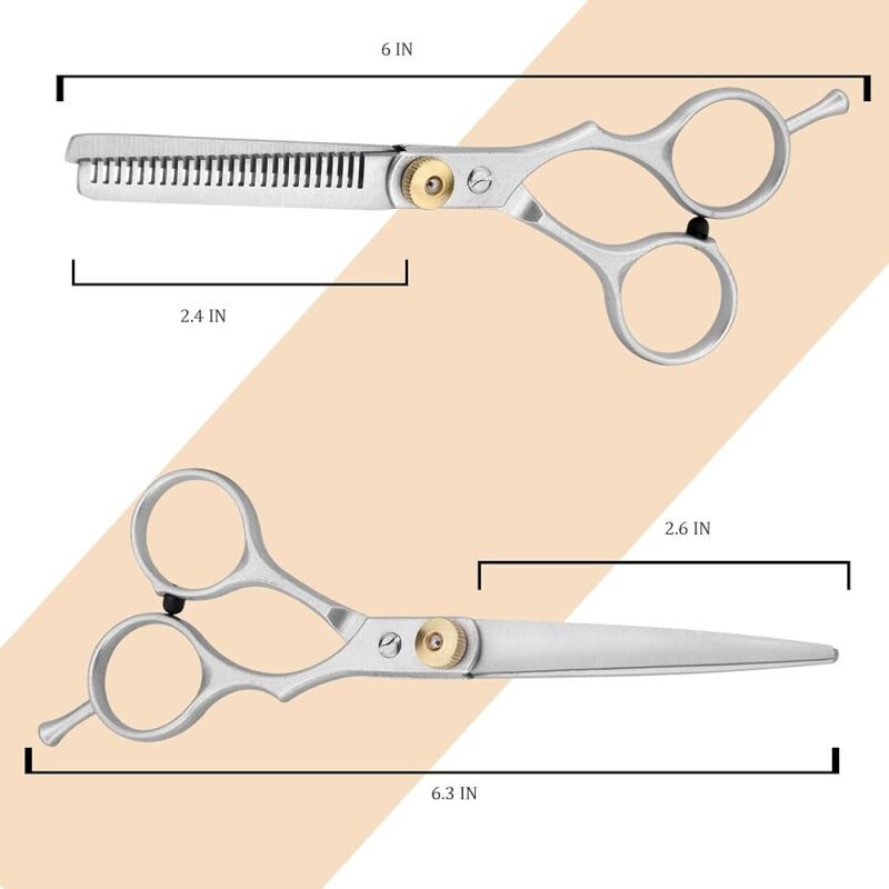 Fcysy Juego de tijeras de corte de pelo herramientas de peluquería profesionales - Imagen 2