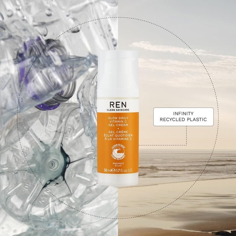 REN Clean Skincare Glow Daily Vitamin Crema de Gel Hidratante Facial - Imagen 5