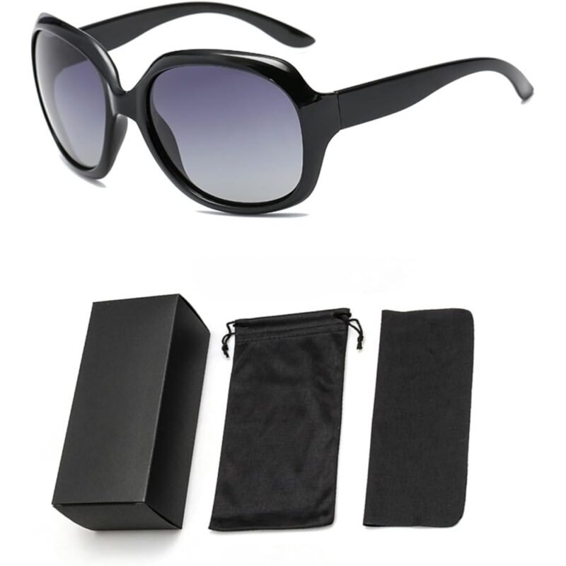 Gafas de Sol Polarizadas UV400 Negras para Protección Total