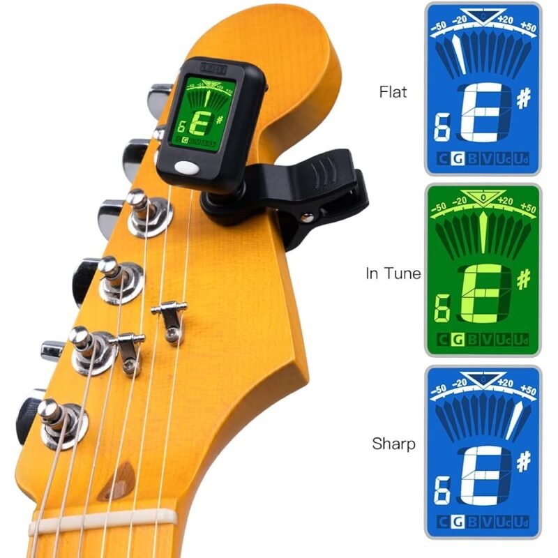 JOYO Sintonizador de Guitarra Digital LCD para Múltiples Instrumentos - Imagen 4