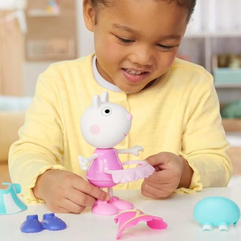 Peppa Pig Suzy Sheep Figura con 6 Accesorios de Moda para Niños - Imagen 7