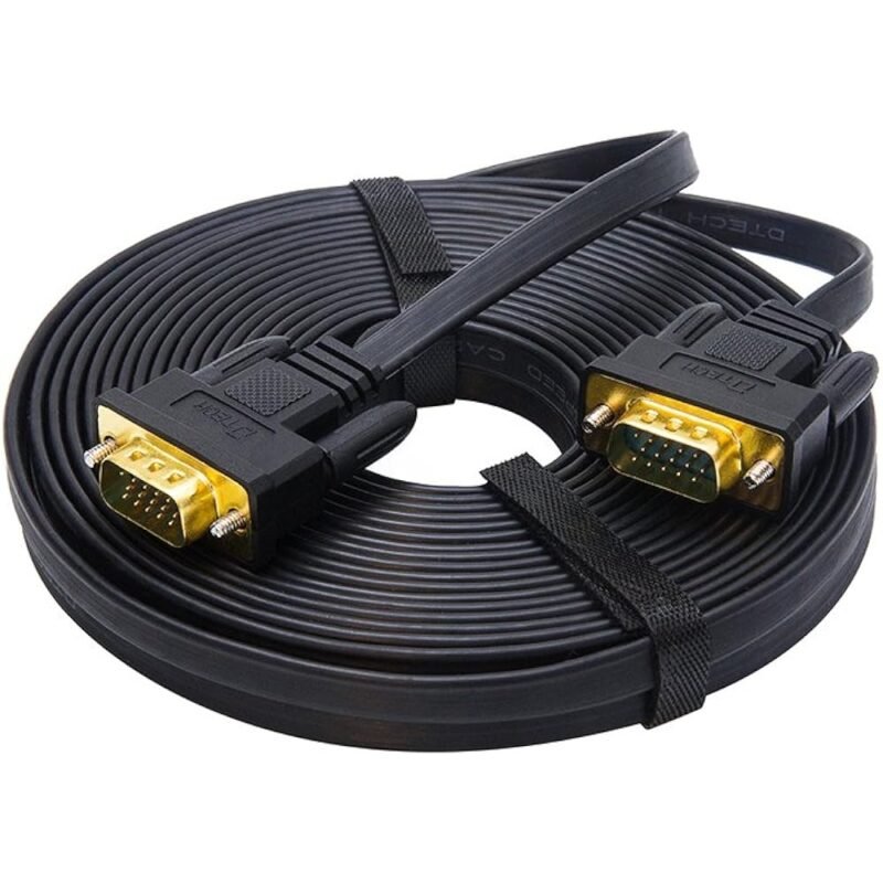 DTech Cable VGA 32.8 ft Ultra Delgado Conector Macho a Macho - Imagen 6