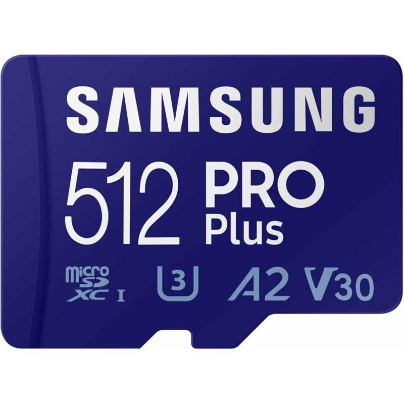 SAMSUNG tarjeta microSD PRO Plus 512 GB adaptador 4K UHD