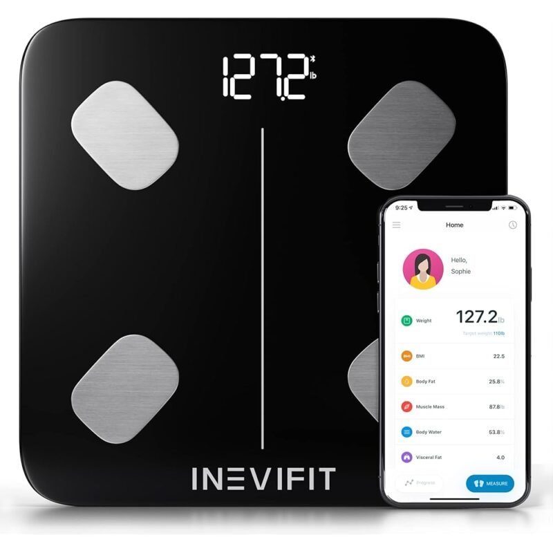 INEVIFIT Báscula Inteligente de Composición Corporal Bluetooth