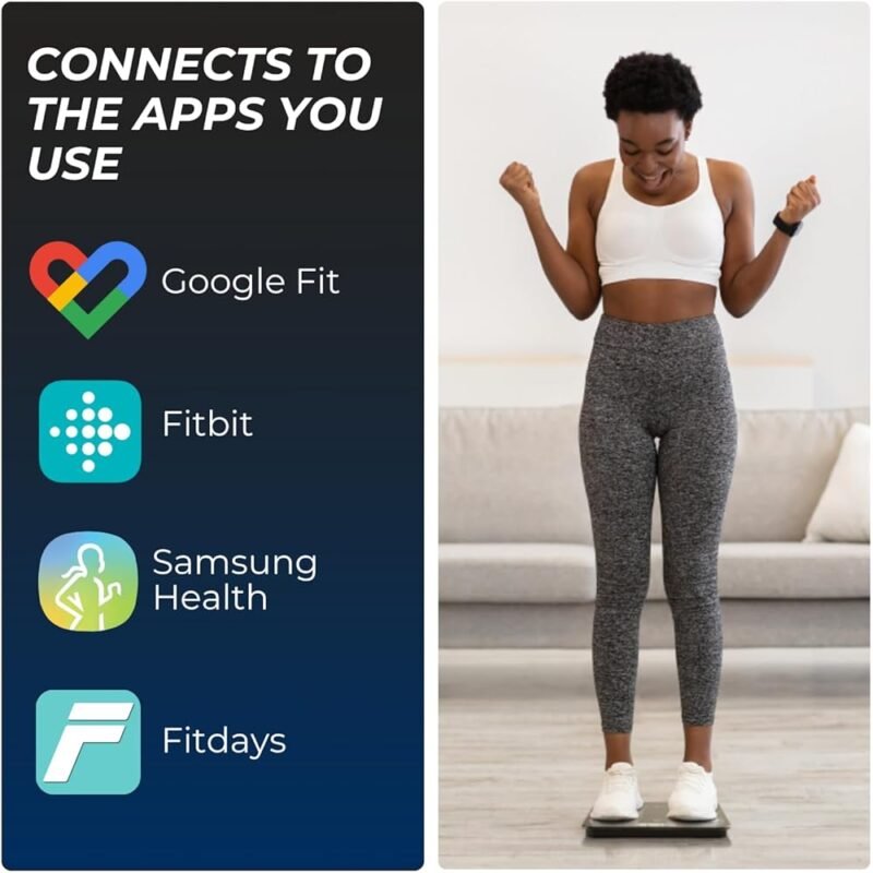 COUNTO Báscula Inteligente Escala Digital para Medir Parámetros Corporales - Imagen 4