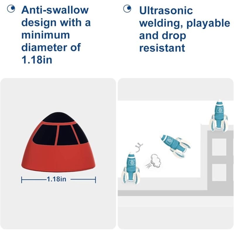 Gifts2U Juguete Magnético de Cohetes Bloques Apilables para Niños - Imagen 4