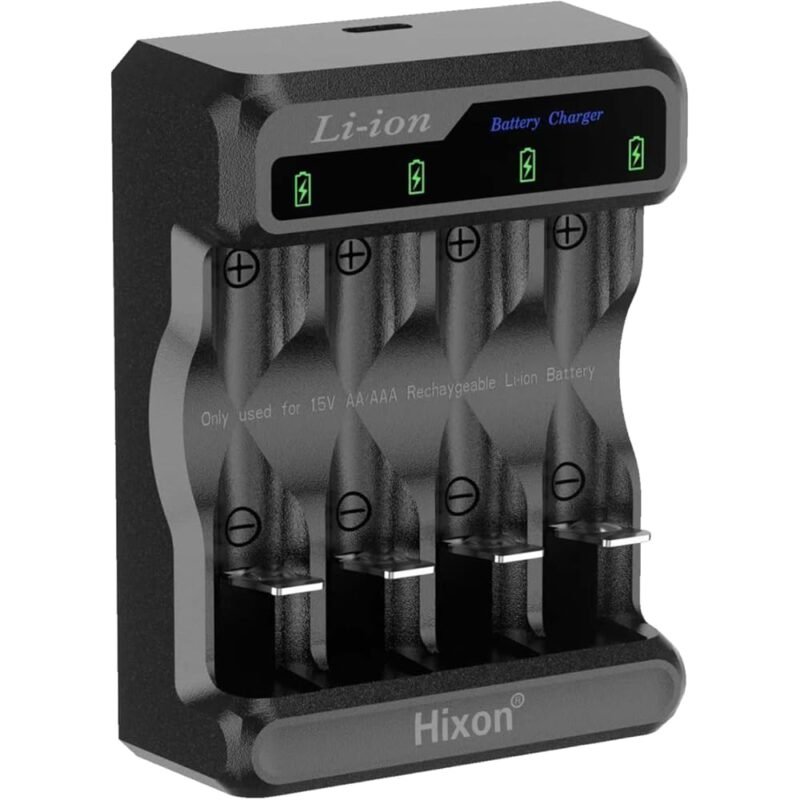 Hixon Q039 Cargador de Batería Recargable AA AAA 1.5V Rápido