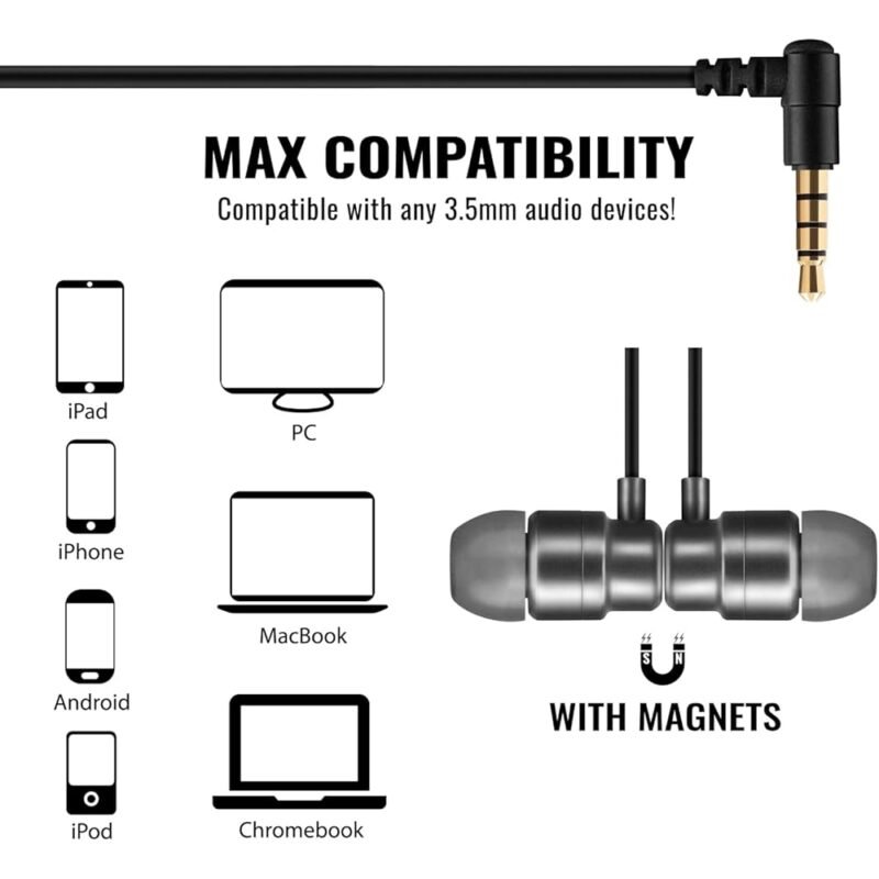 UliX Rider Auriculares Intraurales con Micrófono Cable Antienredos - Imagen 4