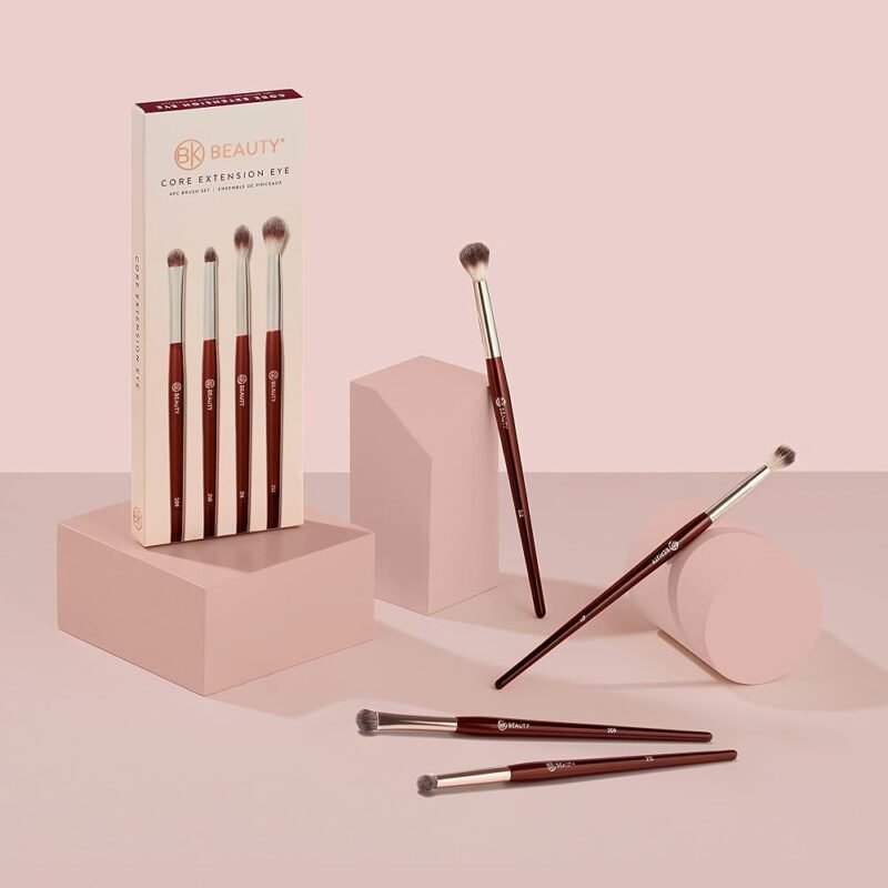 BK BEAUTY Core Line Extension Eye Set 4PC Juego de brochas de maquillaje - Imagen 5