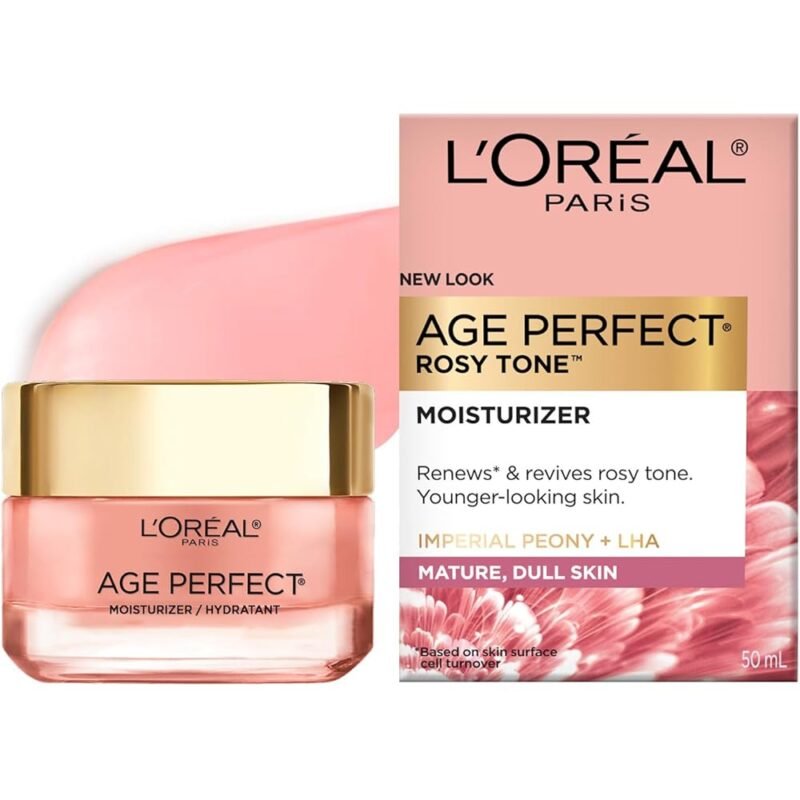 L'Oreal Paris Hidratante Facial Antienvejecimiento Tono Rosado