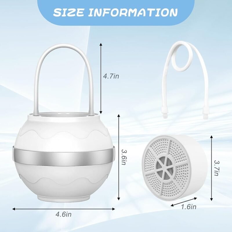 Filtro de ducha revitalizante de múltiples etapas Ninodemu para bañera - Imagen 2