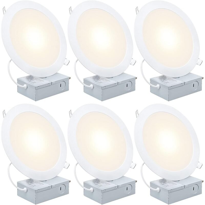 Esbaybulbs Lámpara de Techo Empotrable LED Ultrafinade 7 Pulgadas 4500K