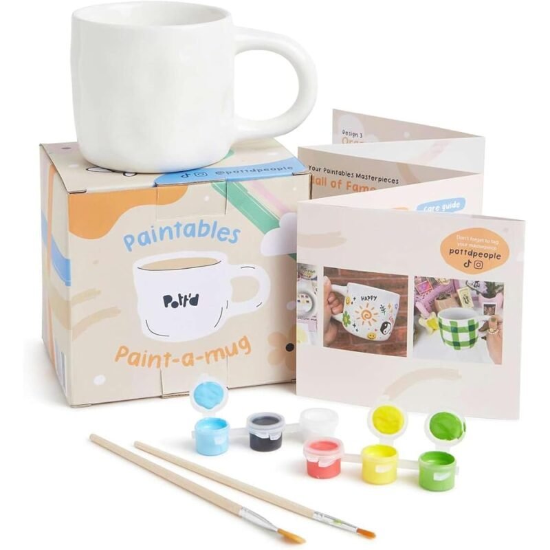 Pott'd Paintables Kit de Pintura de Taza de Bricolaje para Adultos - Imagen 6