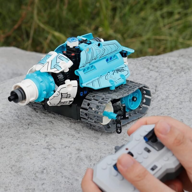 PREPOP Kit de construcción de robot de control remoto 3 en 1 para niños - Imagen 7