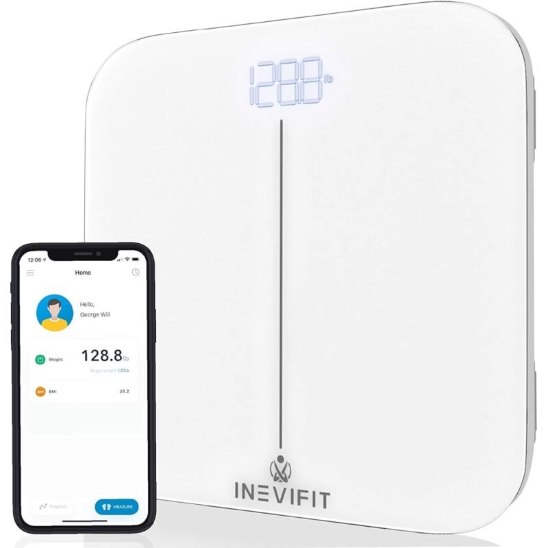 INEVIFIT Báscula Inteligente de Grasa Corporal Bluetooth