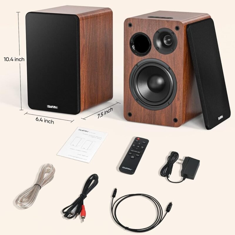 Saiyin Altavoces Bluetooth con Woofer de 5.2 Pulgadas y Tweeter de Bocina - Imagen 7