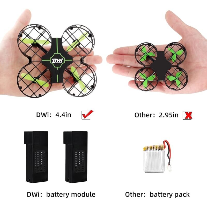 Dwi Dowellin Mini Dron 4.5 Pulgadas Ideal para Niños y Principiantes - Imagen 2