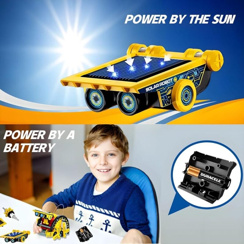 STEM Robot educativo 12 en 1 de energía solar para niños de 8 a 12 años - Imagen 3