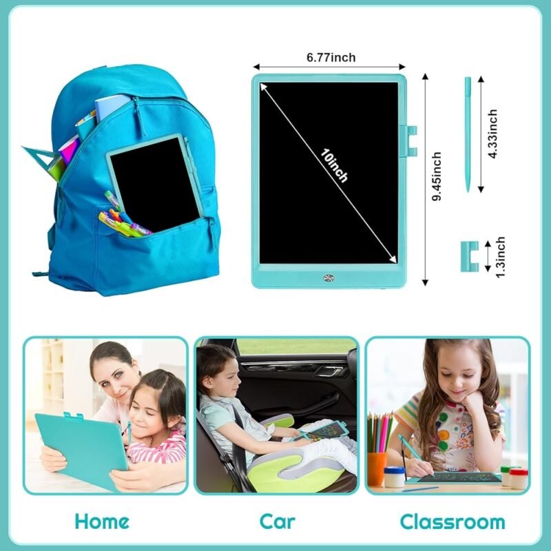 NECHOUZHLI Tablet de Escritura LCD 10 Pulgadas para Niños - Imagen 2