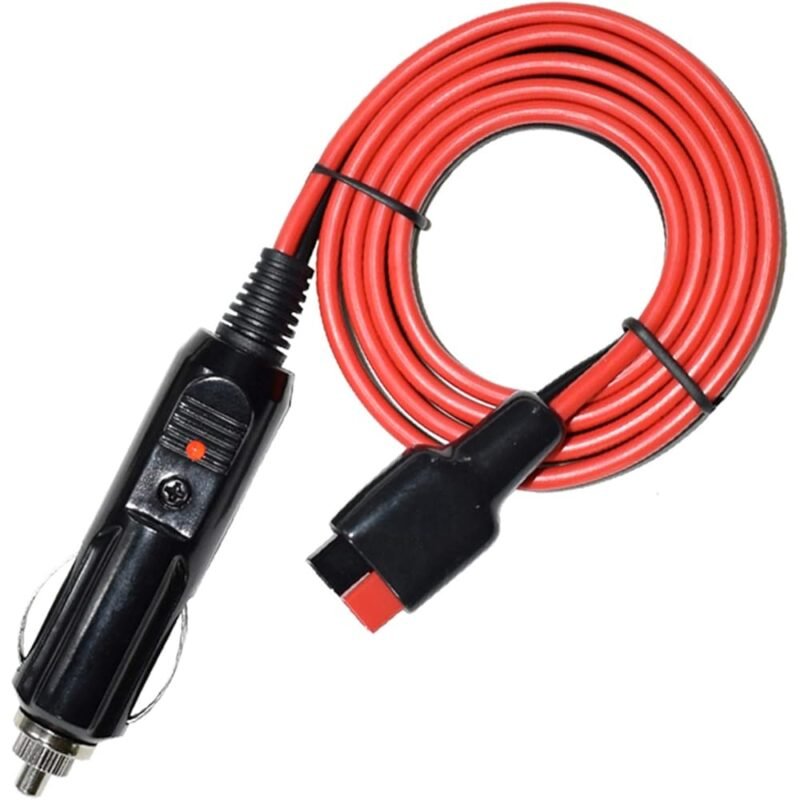 LIXINTIAN Enchufe para Encendedor de Cigarrillos de Coche 15A y Cable de Extensión 3.3 ft