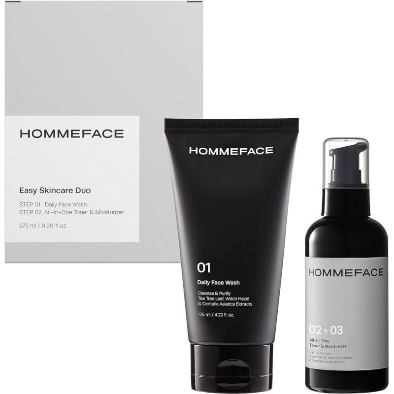 HOMMEFACE Set de Cuidado de la Piel Easy Duo para Hombre