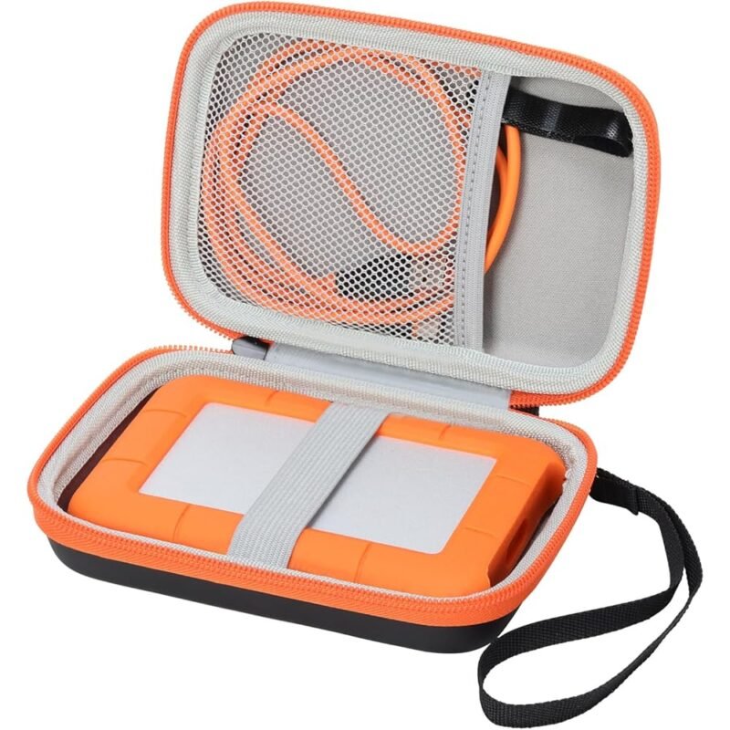 YUSSOT Funda Compatible con LaCie Rugged Mini 1TB 2TB 4TB 5TB Disco Duro Externo