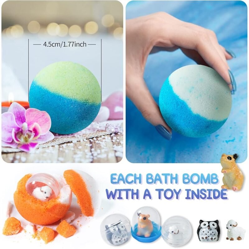 Set de Regalo de Bomba de Baño con Juguetes Sorpresa para Niños - Imagen 2