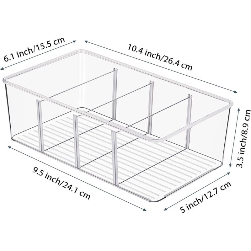 Vtopmart Paquete de 8 Cubos Organizadores de Almacenamiento de Alimentos - Imagen 3