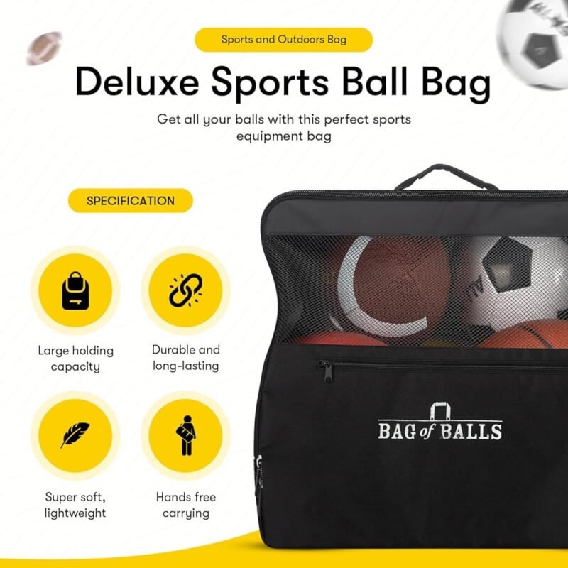 Easy Play Pelotas Deportivas Completas con Bolsa y Bomba para Niños - Imagen 2