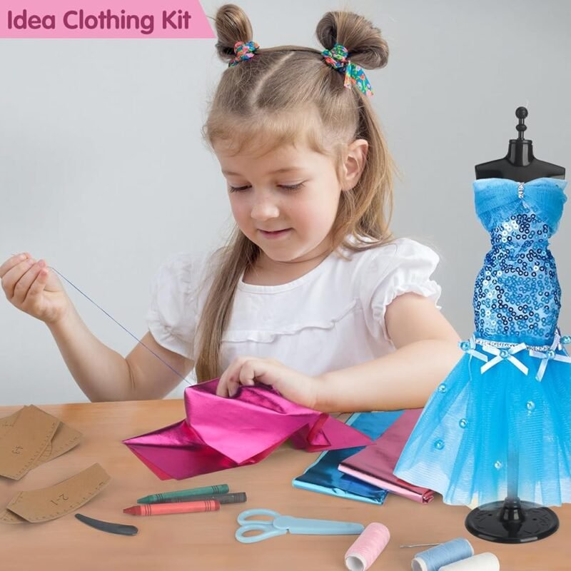 YWXFCH Kit de Diseño de Moda para Niñas Juguete Creativo y Divertido - Imagen 5