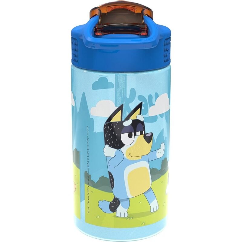 Zak Designs Bluey Kids Botellas de Agua Duraderas Paquete de 2 - Imagen 5