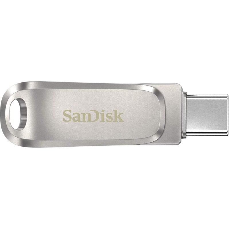 SanDisk Unidad Ultra Dual Luxe USB Tipo C 1 TB Plata - Imagen 2