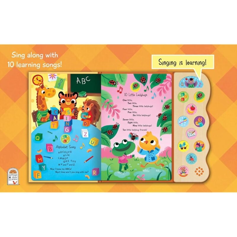 ABC & 123 Learning Songs Libro Interactivo de Canciones para Niños - Imagen 5