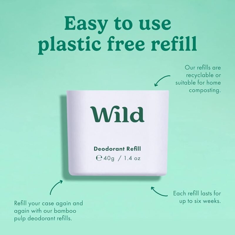 Wild Desodorante Natural Recargable Vegano Ecológico Protección Duradera - Imagen 2