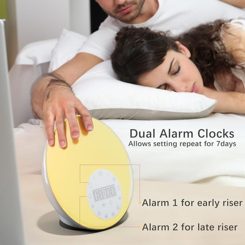 Reloj Despertador de Amanecer para Niños y Adultos con Sonidos Naturales - Imagen 2