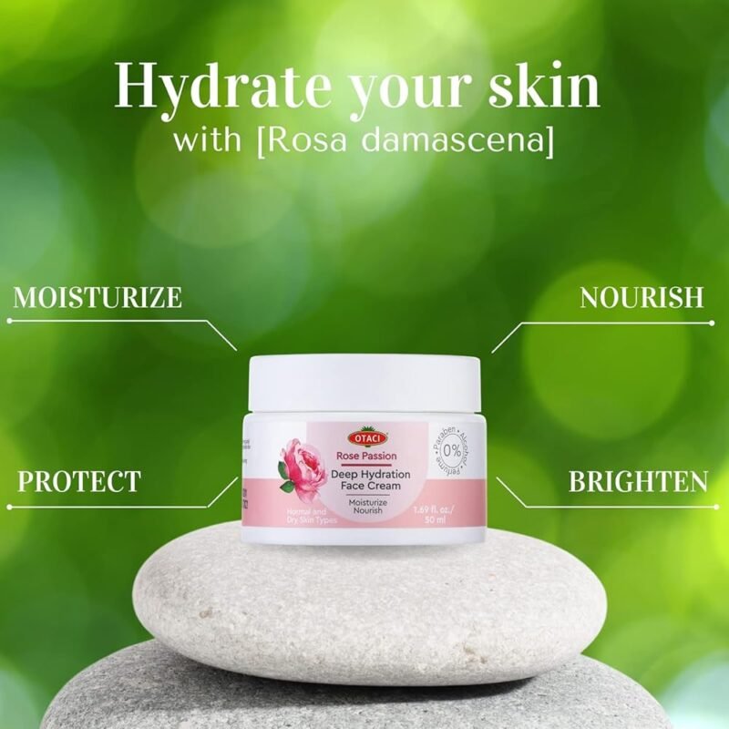 OTACI Rose Passion Crema Facial Hidratante Profunda 50ml - Imagen 6