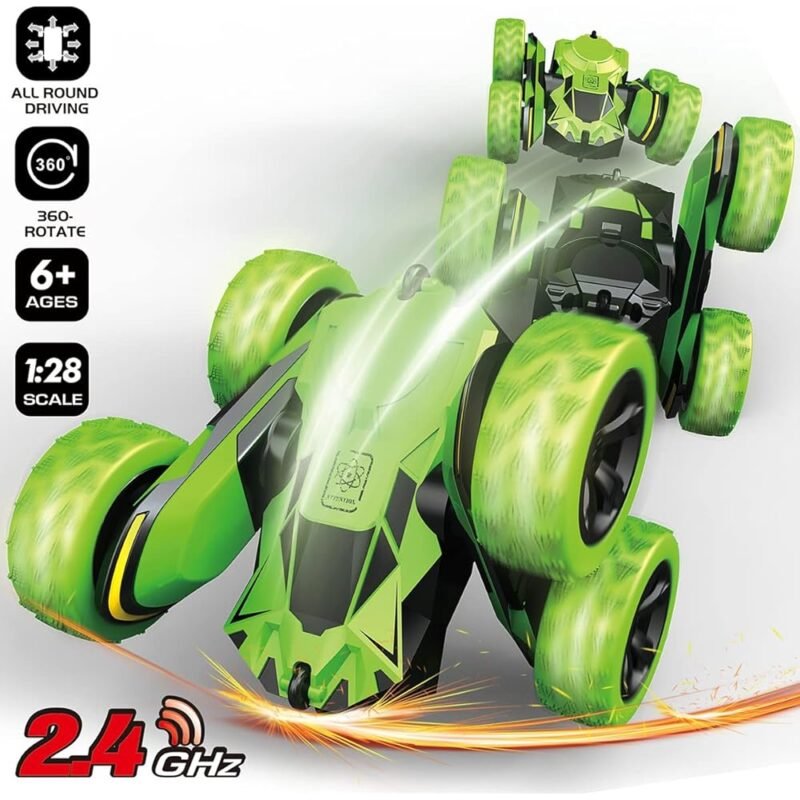 Threeking RC Stunt Car Automóvil de Acrobacias Control Remoto 1:28 - Imagen 5