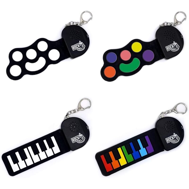 Rock And Roll It Piano Micro Rainbow Llavero de Piano Jugable - Imagen 6