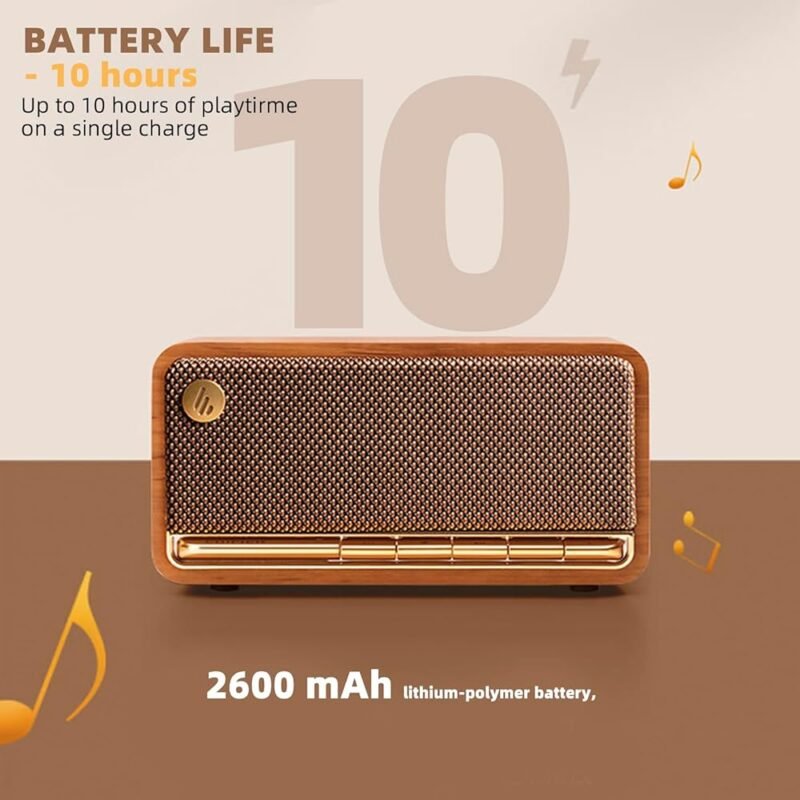 Edifier Altavoz Bluetooth Retro Madera 20W Inalámbrico Estéreo - Imagen 2