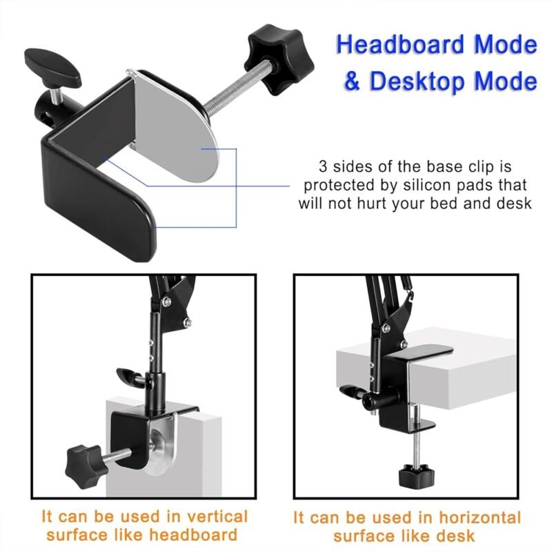 ASWINN Soporte para Tableta y Teléfono Flexible para Cama - Imagen 7